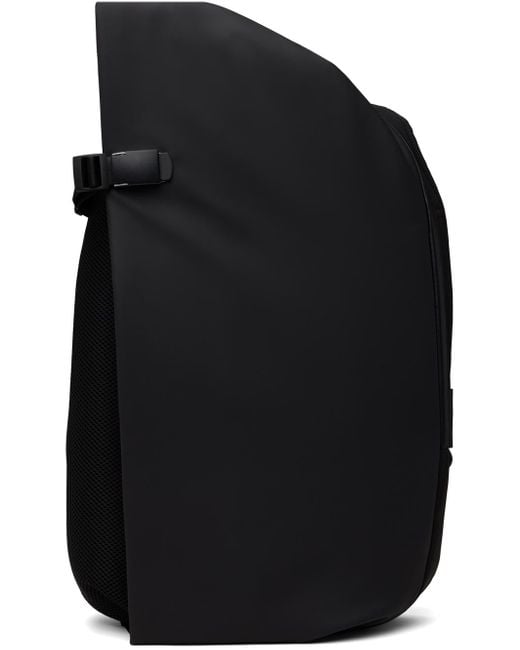 Côte&Ciel Black Isar M Obsidian Backpack for men
