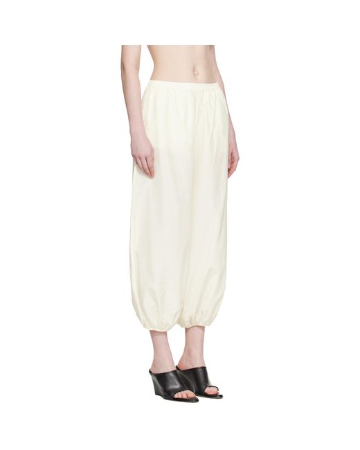 Loulou de Saison Natural Off- Almaya Cocoon Trousers
