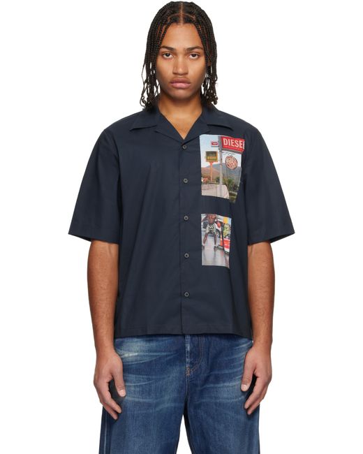 DIESEL Blue S-Brack-A-Ajfy Shirt for men