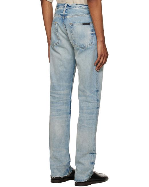 Fear Of God Blue Five-pocket Jeans for men
