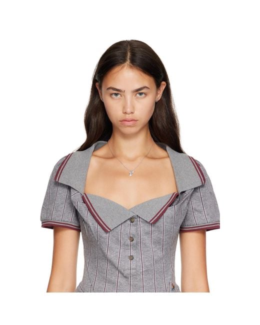 Vivienne Westwood Metallic Farah Earrings