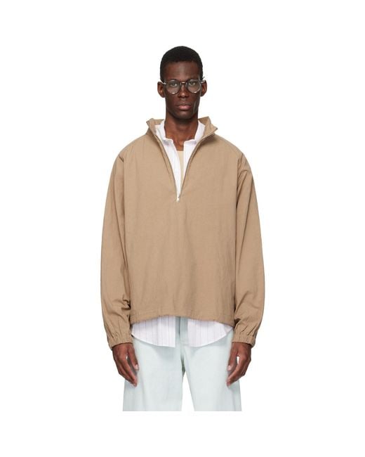 colbo Multicolor Half Zip Raglan Jacket for men