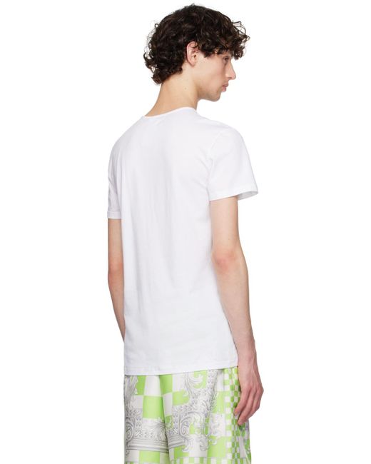 Versace Black Two-Pack Medusa T-Shirts for men