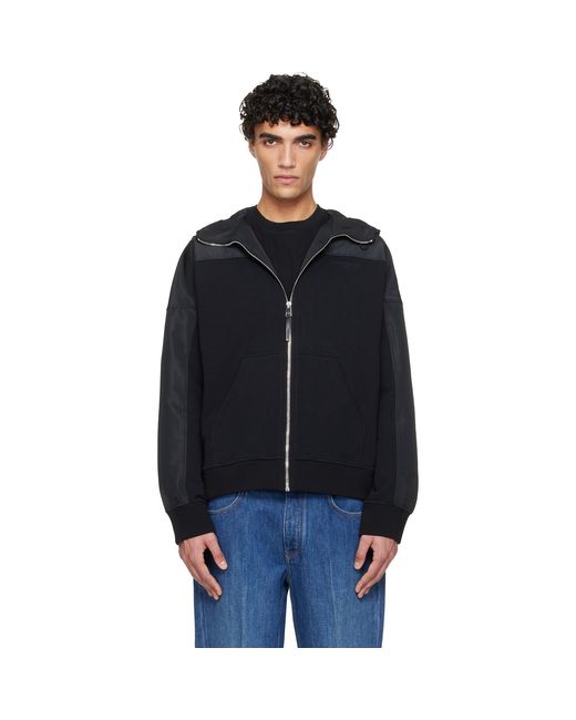 Givenchy Black Windbreaker Hoodie Jacket for men