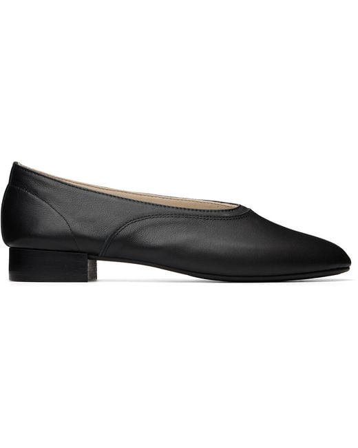 Repetto Black Olympe Ballerina Flats