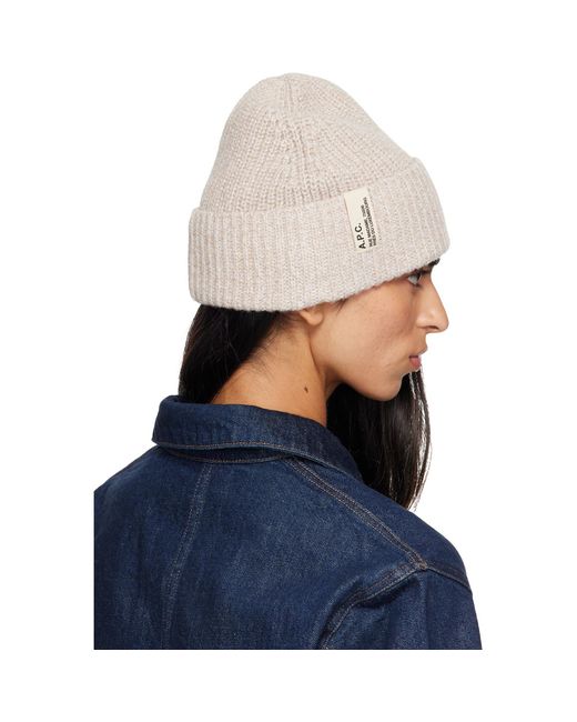 A.P.C. Blue Noa Beanie