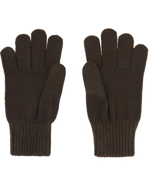 Carhartt Black Brown Watch Gloves
