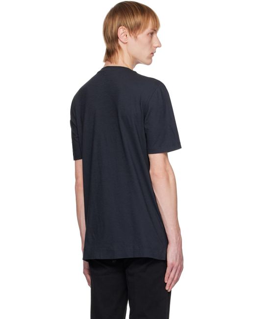 Massimo Alba Black Panarea T-shirt for men