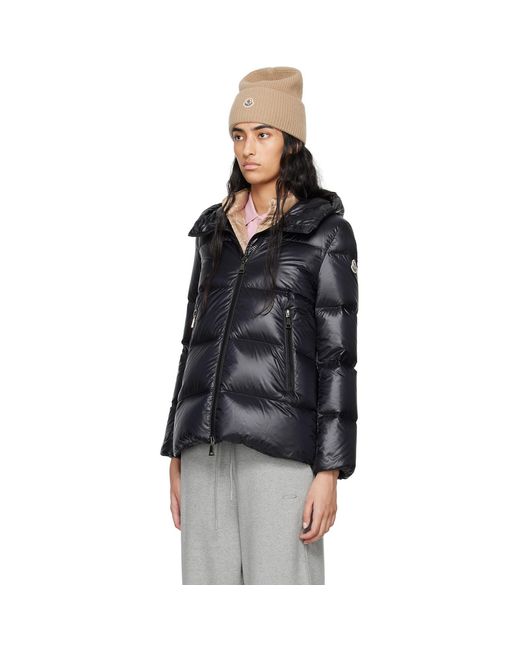 Moncler Black Seritte Short Down Jacket
