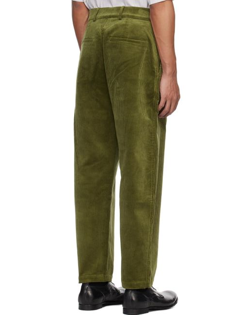 Pantalon ample kaki De Bonne Facture pour homme en coloris Green