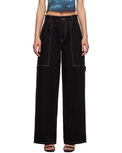 Stella McCartney Black Workwear Jeans | Lyst