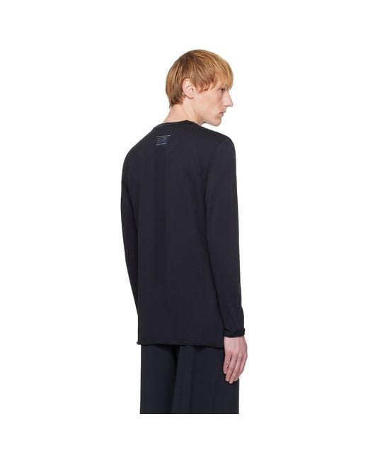 MM6 by Maison Margiela Black Salomon Edition Sneaker Print T-Shirt for men