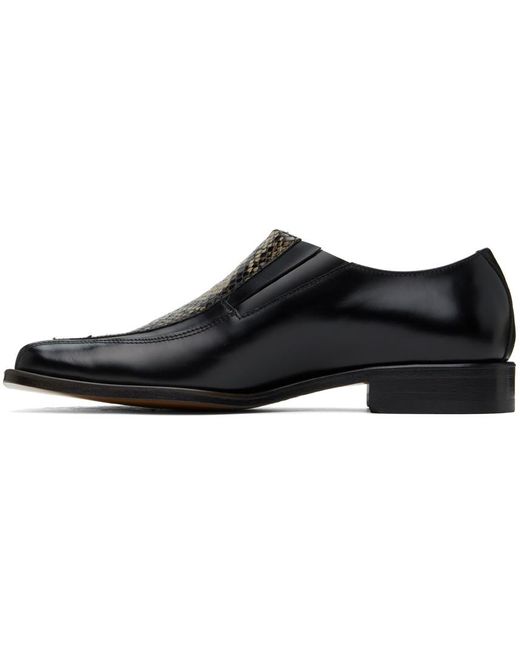 Filippa K Black Square Toe Loafers for men