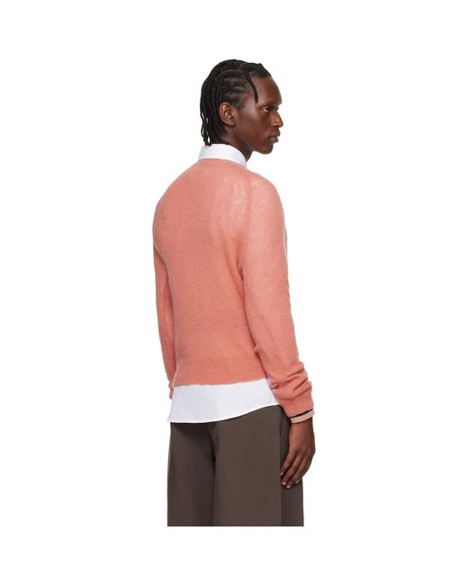 Dries Van Noten Multicolor Alpaca Sweater for men