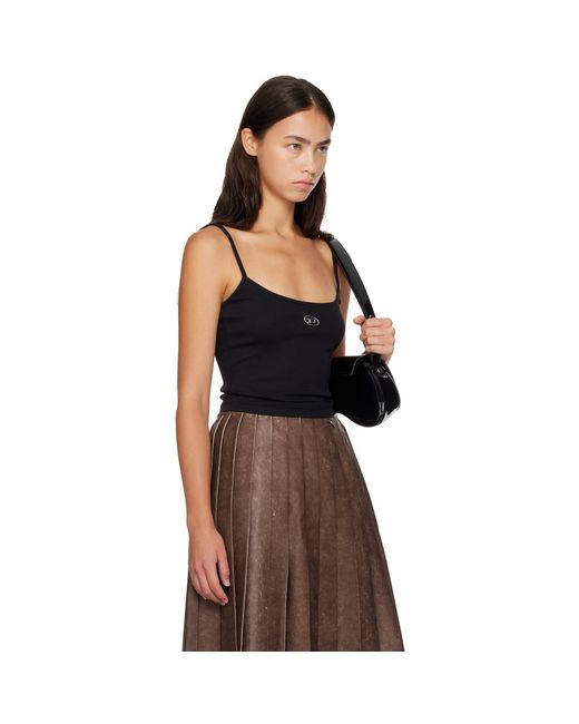 DIESEL Brown T-Hupy-Od Tank Top