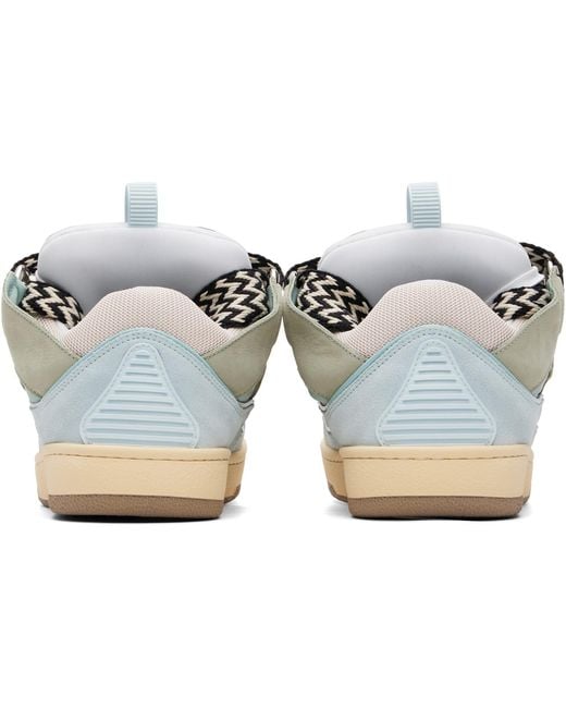 Lanvin White Curb Sneakers for men