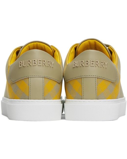 Burberry Multicolor New Albridge Check Low-top Sneakers
