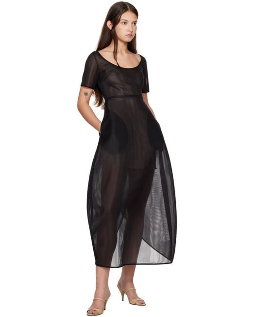 GIA STUDIOS ブラック Lily マキシドレス Black