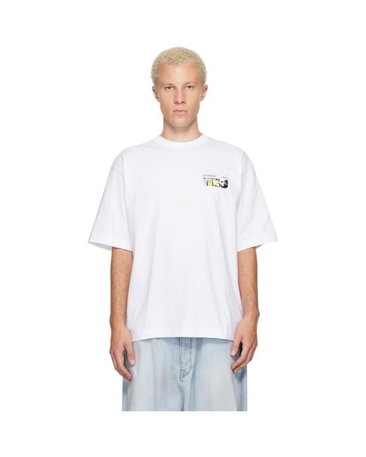 Off-White c/o Virgil Abloh White Industrial Arrow Skate T-Shirt for men