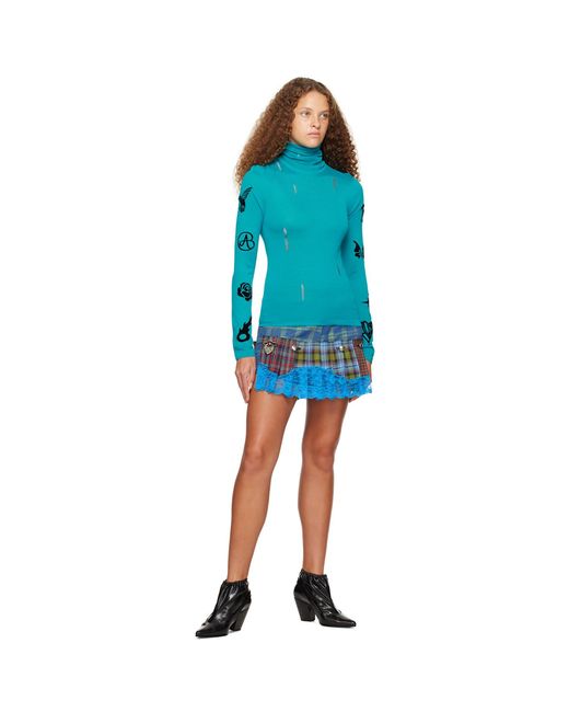 ANDERSSON BELL Blue Augen Turtleneck