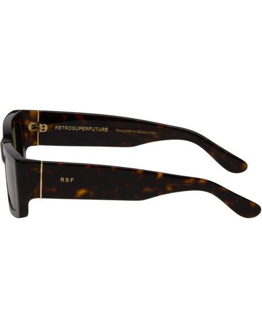 Retrosuperfuture Green Notte Sunglasses for men
