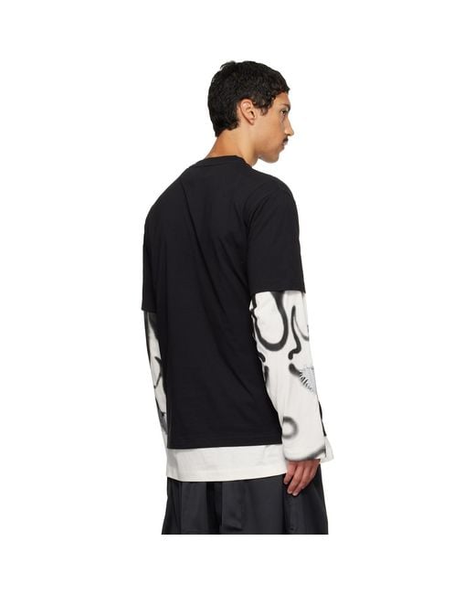 Y-3 Black Chito Edition City Graphic Short Sleeve T-Shirt for men