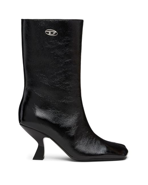 DIESEL Black D-Amber Tube 75 Boots