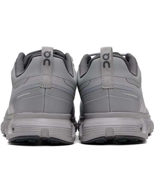 On Shoes Gray Cloud 6 Geo Waterproof Sneakers for men