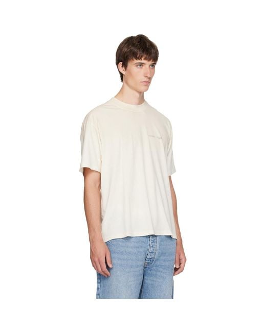 Represent White Reverse Resent T-Shirt for men
