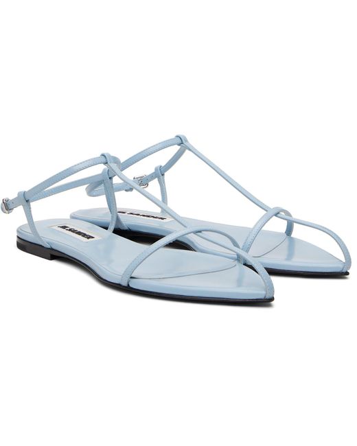 Jil Sander Black Cage Flat Sandals