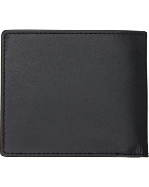 HUGO Black Stacked Logo' Wallet for men