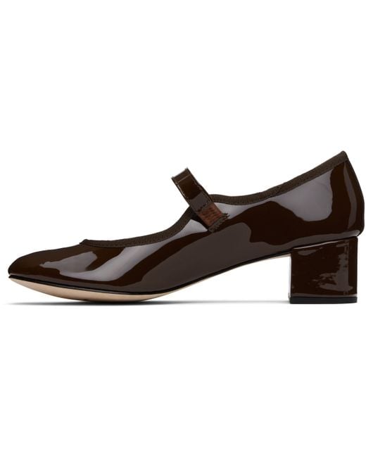 Repetto Black Fabienne Mary Jane Heels