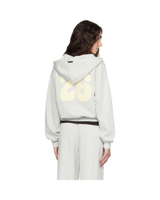 Fear Of God Gray Full Zip Hoodie
