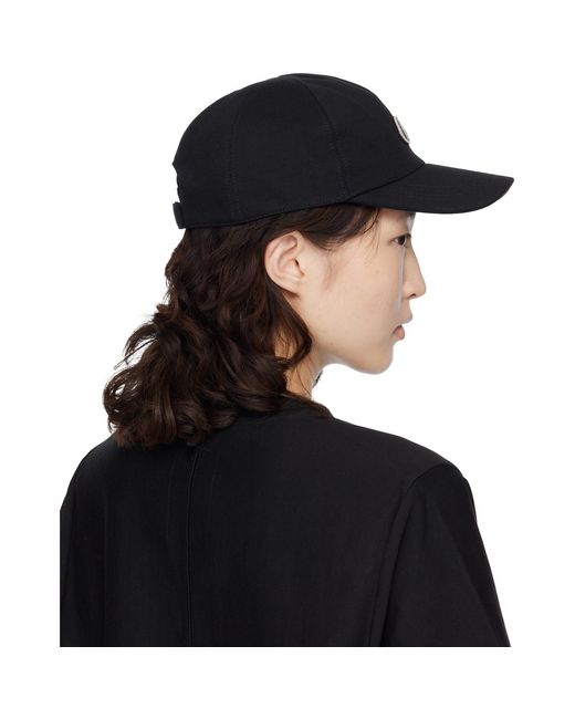 Rick Owens Black Moncler + Baseball Hat