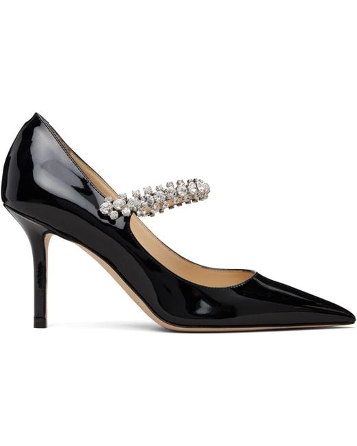 Jimmy Choo Black Bing Pump 85 Heels