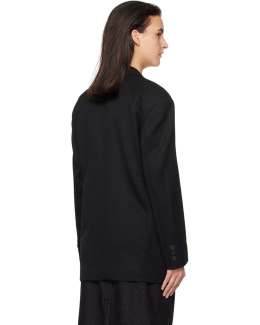 Wooyoungmi Black Wool Single Blazer