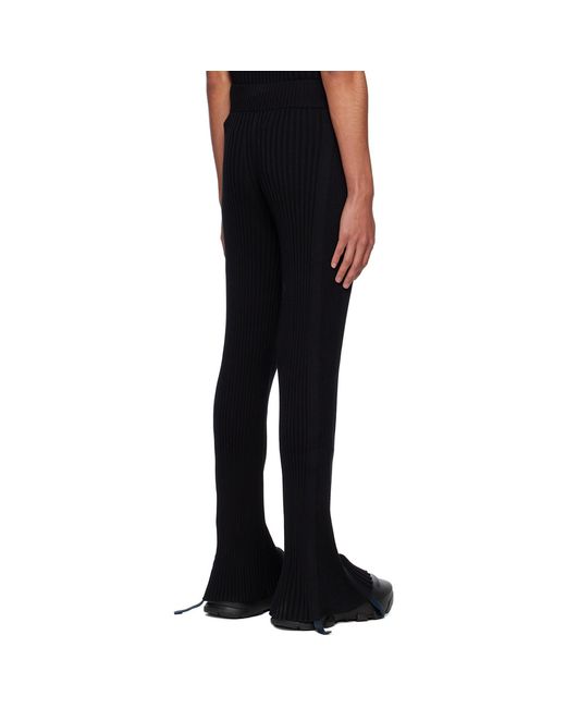 Dion Lee Black Gathered Utility Lounge Pants for men