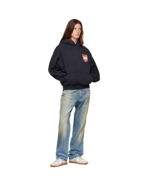 Rhude Blue Filtaro Crest Hoodie