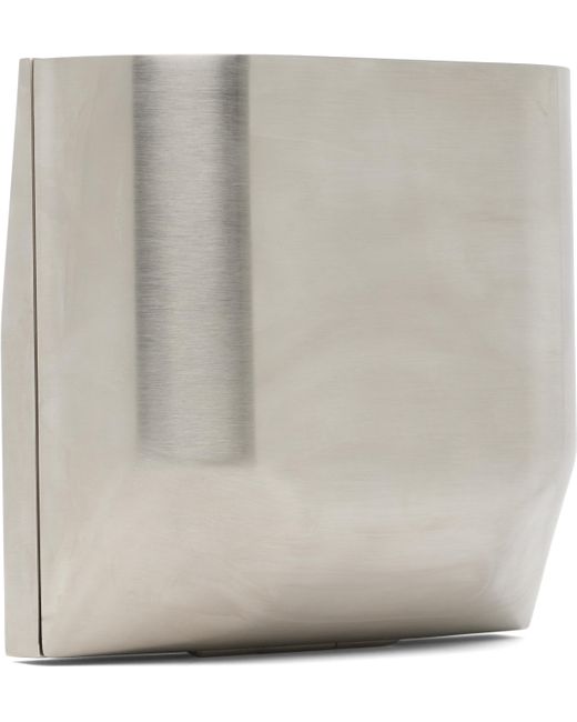 Rick Owens Gray Concordians Prong Clutch for men