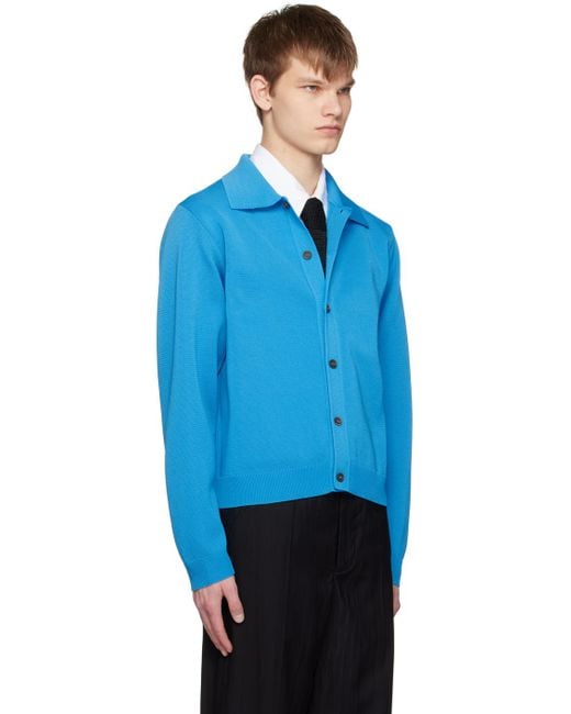 Our Legacy Blue Evening Cardigan for men
