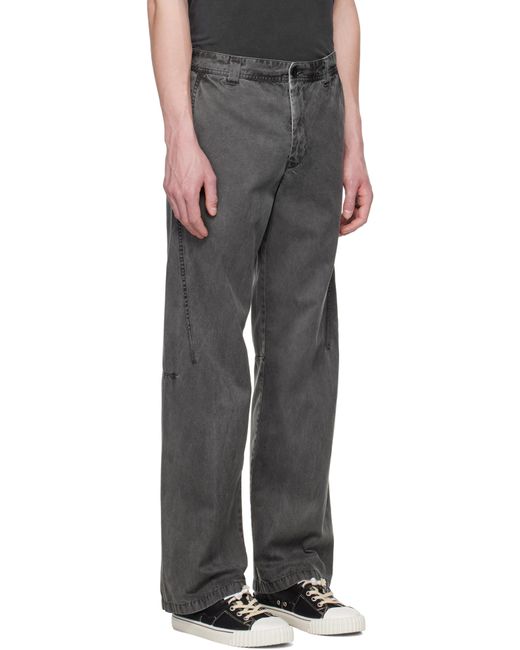DIESEL Black P-Franck-A Trousers for men