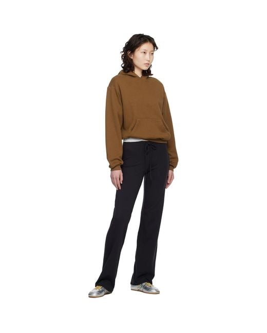 Pull À Capuche Brun À Coupe Classique Skims en coloris Black