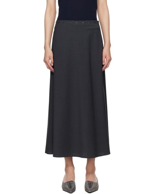 Paloma Wool Black Boni Maxi Skirt