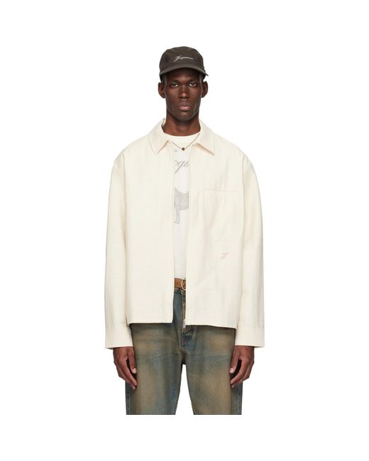 Jacquemus Natural Off- 'The Mecano' Shirt for men