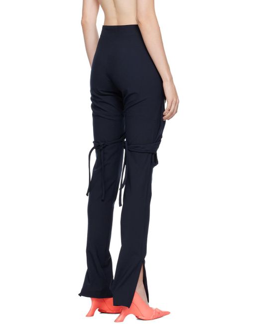 OTTOLINGER Blue Fitted Loop Trousers