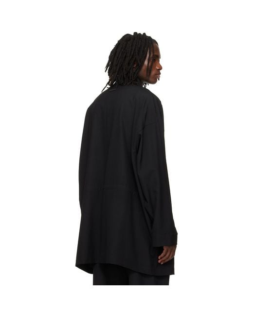 Fear Of God Black Ripstop Parka Coat for men