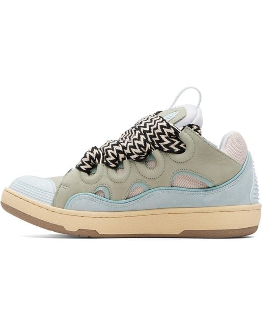Lanvin White Curb Sneakers for men