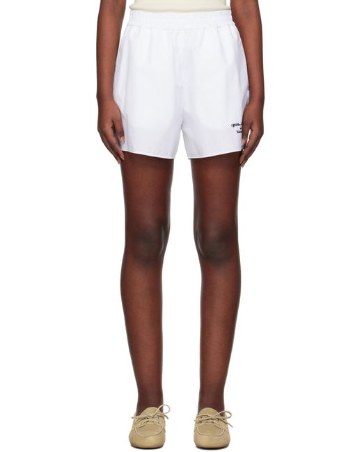 Off-White c/o Virgil Abloh White Poplin Shorts