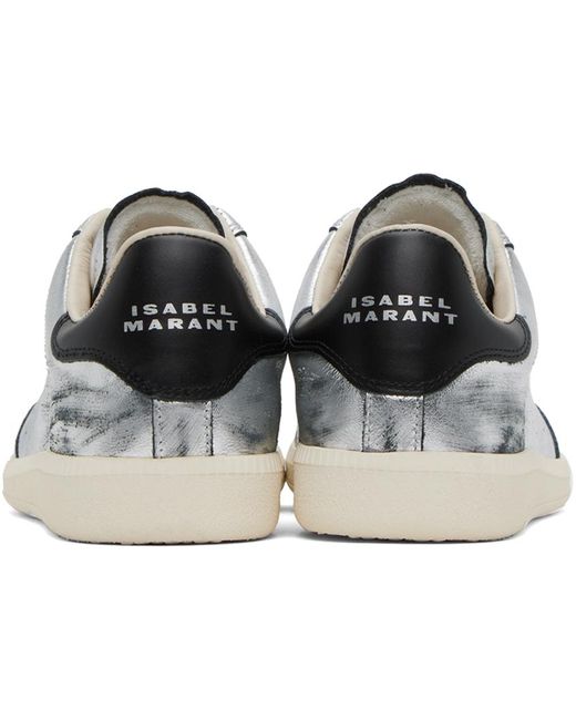 Isabel Marant Black Silver Bryce Sneakers