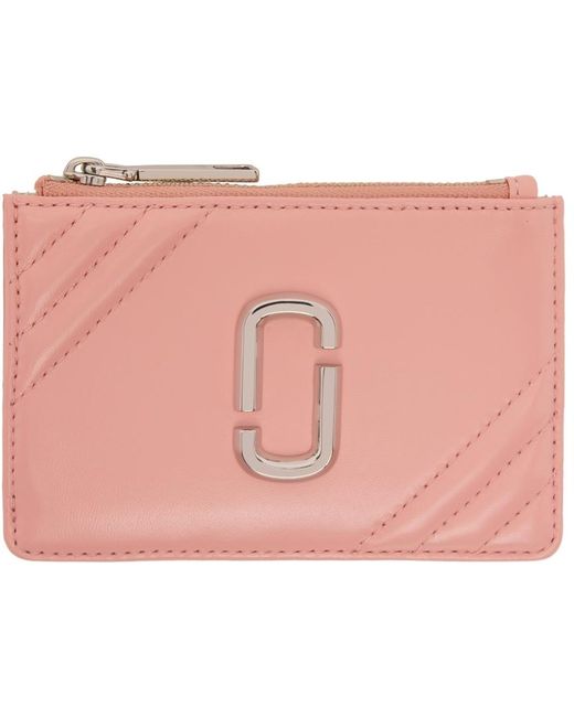 Marc Jacobs Leather 'the Glam Shot' Card Holder in Pink | Lyst Canada